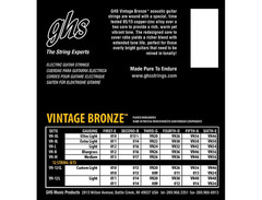 GHS Vintage Bronze Acoustic Guitar Strings image 3
