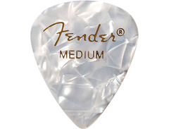 Fender 351 Medium Celluloid Picks - White image 2