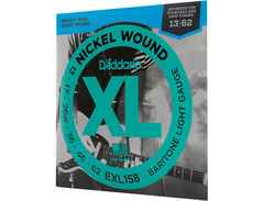 D'Addario EXL158 Nickel Wound Light Baritone Guitar Strings 13-62 image 3