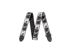 Fender 2" Monogrammed Guitar Strap (Black/Light Grey/Dark Grey) image 2