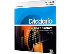 D'Addario EJ11 80/20 Bronze Acoustic Guitar Strings image 2