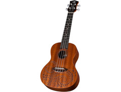 Luna Mahogany Series Tattoo Concert Ukulele image 3