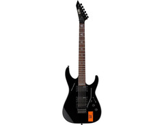Esp Kh-202 Kirk Hammett Caution Electric Guitar Black With Caution Hot Graphic image 3