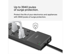 Belkin 12-Outlet Pivot-Plug Surge Protector with 8 ft. Cord image 3