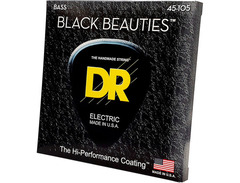 DR Strings Black Beauties Medium 4-String Bass Strings image 3