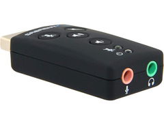 Sabrent USB 2.0 VIRTUAL EXTERNAL 7.1 SURROUND SOUND ADAPTER image 2