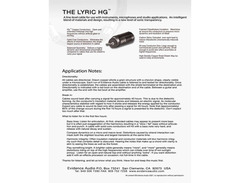 Evidence Audio Lyric HG Cable image 3