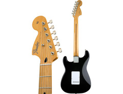 Fender Jimi Hendrix Stratocaster - Black w/Maple Fingerboard image 4