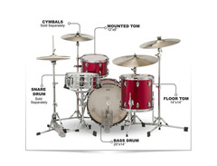 Ludwig Classic Kit Red Sparkle image 2