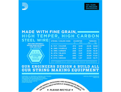 D'Addario EXL145 Nickelwound Heavy Gauge Strings (12-54) image 3