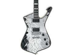 Ibanez Ps1cm Paul Stanley Signature Ps Series Electric Guitar Cracked Mirror image 3