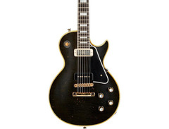 Gibson Custom 2014 Robby Krieger 1954 Les Paul Custom Electric Guitar Aged Black image 3