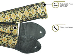 Souldier Persian Black Guitar Strap image 3