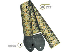 Souldier Persian Black Guitar Strap image 4