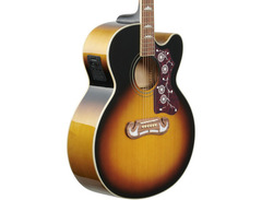 Epiphone EJ-200CE Electro Acoustic Guitar, Vintage Sunburst image 2