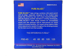 DR PB5-45 PURE BLUES QUANTUM-NICKEL BASS STRINGS, MEDIUM GAUGE 5's 45-125 image 3