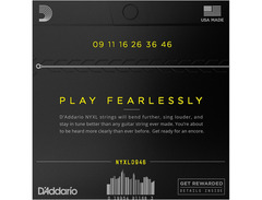 D'Addario NYXL0946 NYXL Nickel Wound Electric Guitar Strings - .009-.046 Super Light Top/Regular Bottom image 2