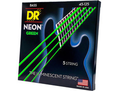 DR Strings Hi-Def NEON Green 5-String Bass Strings image 3