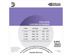 D'Addario EJ65C Pro-Arte Custom Extruded Concert Nylon Ukulele Strings image 3