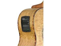 Dean Exotica Quilt Ash A/E 12 String Guitar - GN image 3
