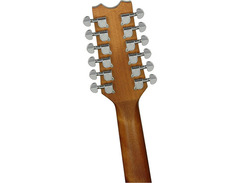 Dean Exotica Quilt Ash A/E 12 String Guitar - GN image 4