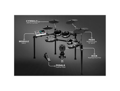 Alesis DM10 Studio Electronic Drum Kit with Mesh Heads image 2