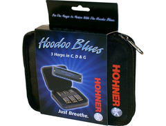 Hohner Hoodoo Blues Harmonica 3-Pack with Case  C,D,G image 3