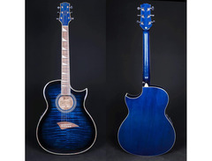 Lindo Guitars Slim Acoustic - Blue image 4