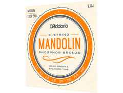 D'Addario EJ74 Phosphor Bronze Medium Mandolin Strings (11-40) image 3