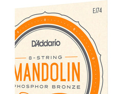 D'Addario EJ74 Phosphor Bronze Medium Mandolin Strings (11-40) image 4