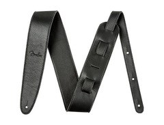 Fender Artisan Leather Guitar Strap Black 2.5 In. image 2