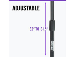 On-Stage Stands MS7701B Euro Boom Microphone Stand image 4