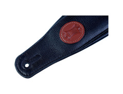 Levy's MSS2-BLK GARMENT LEATHER GUITAR STRAP image 3
