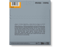 Dunlop DBSBS40120 Super Bright Bass Strings, Stainless Steel, Light, .040-.120, 5 Strings/Set image 2