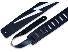 Levy's Leathers DM2-BLK 2.5-inch Leather with Leather Bolt, Black image 2