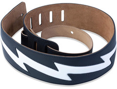 Levy's Leathers DM2-BLK 2.5-inch Leather with Leather Bolt, Black image 4