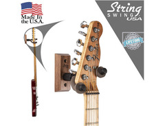 String Swing Black Walnut Home & Studio Guitar/Bass Hanger image 3