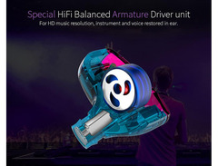 Knowledge Zenith ZST Hybrid Balance Armature with Dynamic In-ear Earphone 1BA+1DD Hifi Headset image 3