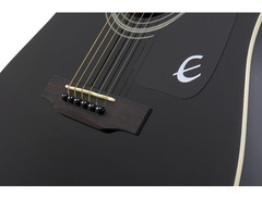 Epiphone DR-100 Acoustic Guitar Ebony image 2