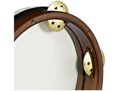 Meinl 10'' Rubber Wood Pandeiro with Vented Jingles image 2