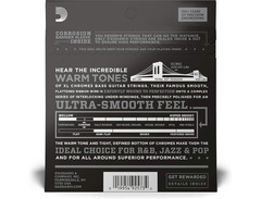 D’Addario ECB82 Chromes Flatwound Medium strings image 2