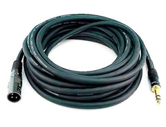Premier Series XLR Male to 1/4inch TRS Male 16AWG Cable (Gold Plated) image 4