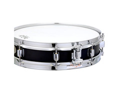 Pearl S1330B Black Steel Piccolo snare drum 13x3 image 2
