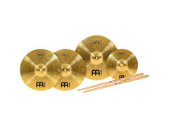 Meinl HCS1314+10s HCS Three for Free Box Set 13/14/10" Cymbal Pack with Sticks, Lessons image 2