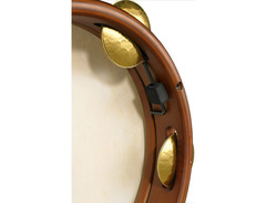 Meinl PA10AB-M 10" Wood Pandeiro with Brass Jingles image 2