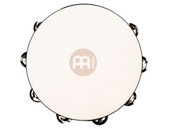 Meinl TAH1-AB 10" Traditional Wood Tambourine with Single Row Steel Jingles image 2