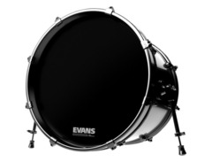 Evans EQ3 Black Resonant Kick Drumhead image 3