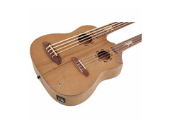 Ortega Custom Built Series HYDRA-BSTE Double Neck Tenor / Bass Ukulele image 4