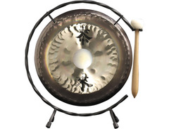Paiste 10" Deco Gong Set with Floor Stand image 2