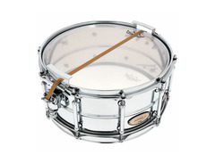 Pearl CRS1465 Concert 14x6.5" Beaded Steel Snare Drum with SR400 Strainer image 4